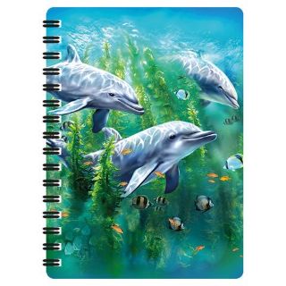 Obrázek z Notes 3D 11x14cm - delfíni v chaluhách (10) 